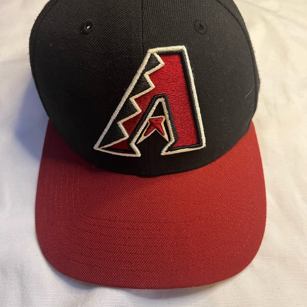 Black and Red Baseball Cap with Logo